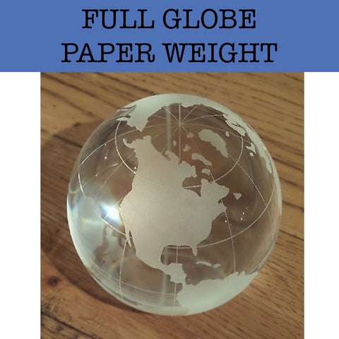 Full Globe Paper Weight